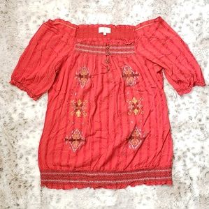 Off the Shoulder Fiesta Shirt